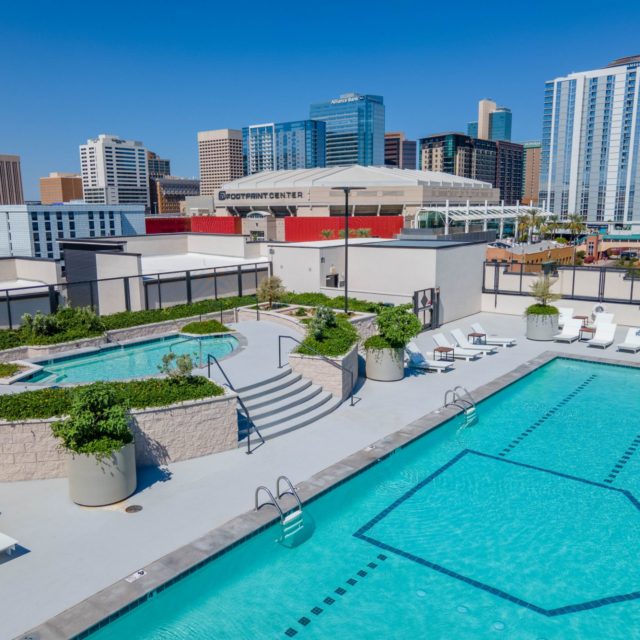 Rooftop pool